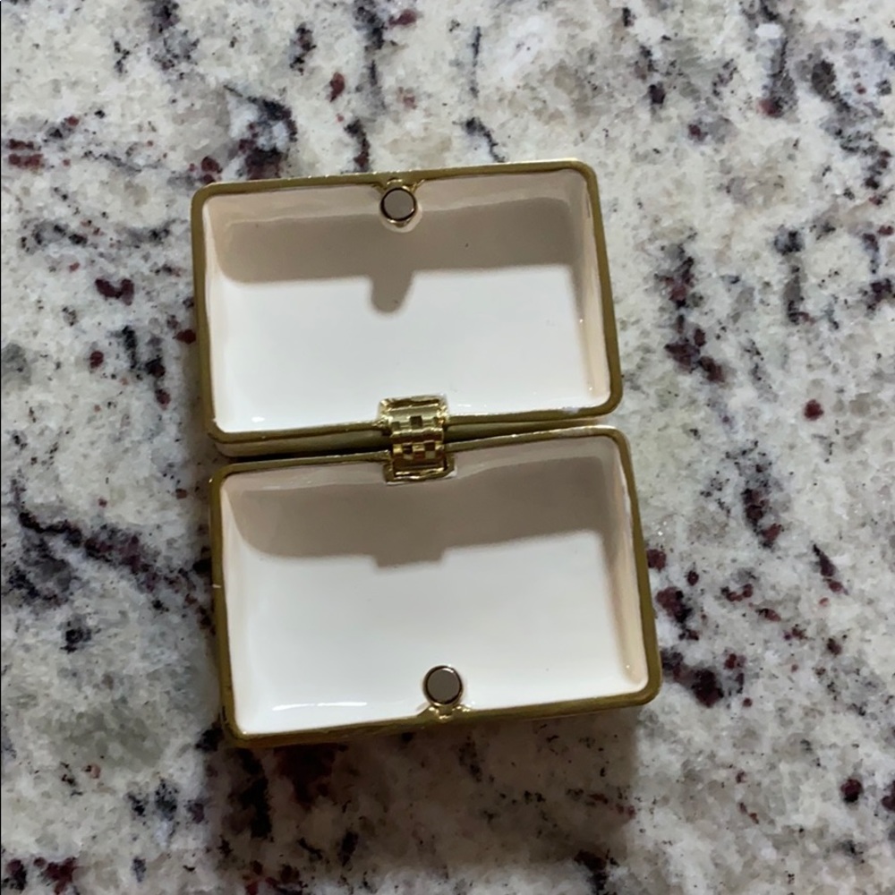 MAH JONGG MADNESS Enameled Hinged Trinket Box - Picture 3 of 4